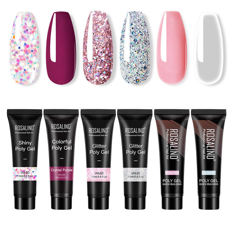 Multi-Color Mixed Nail Gel – Solid Nail Art Glue