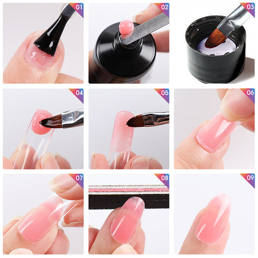 Multi-Color Mixed Nail Gel – Solid Nail Art Glue