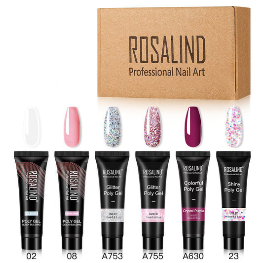 Multi-Color Mixed Nail Gel – Solid Nail Art Glue